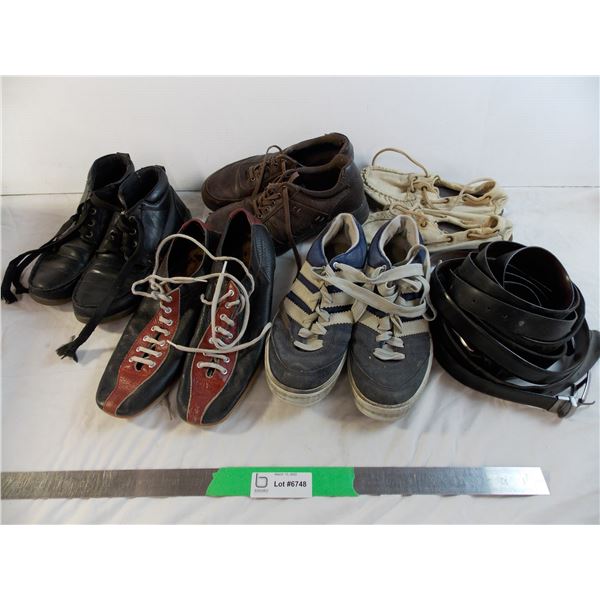 Box of Belts + Shoes