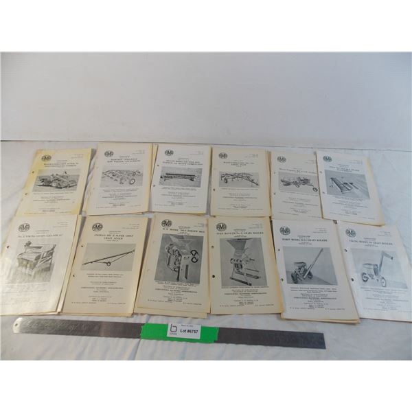 Saskatchewan dept of agriculture - 1960's farming booklets