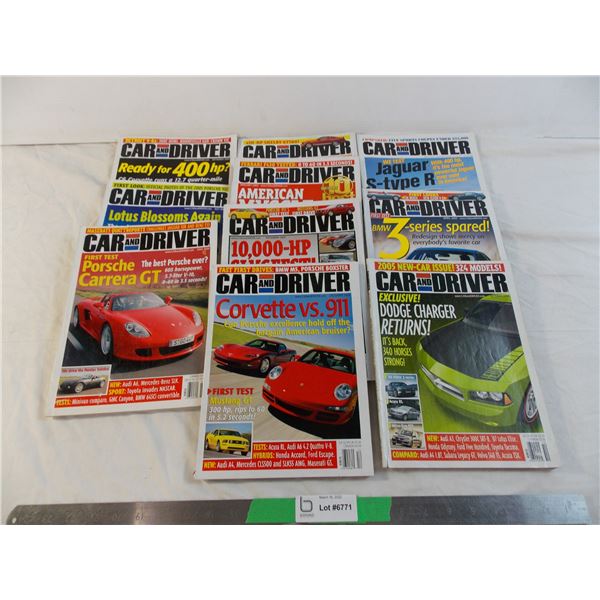 Car & Driver magazines