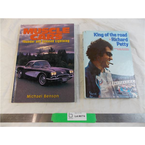 Richard Petty + Muscle Cars hardcover books