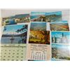 Image 5 : 1960's caledars, misc advertisements + post cards photos