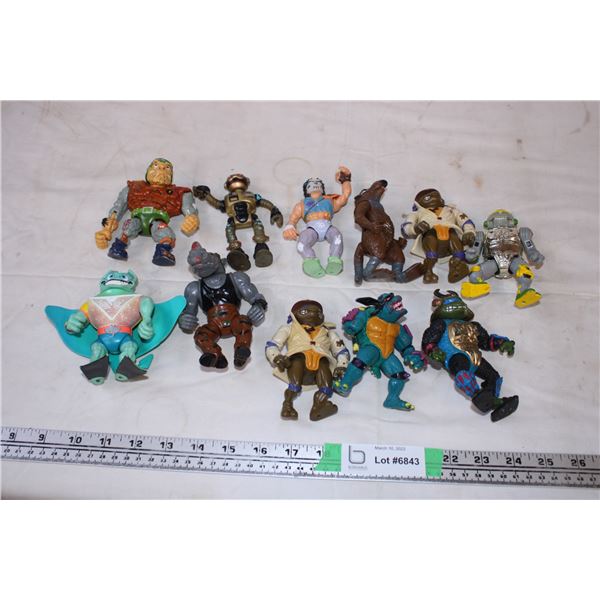 Teenage Mutant Ninja Turtles toy lot