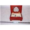 Image 1 : Wooden Jewelry Box with costume jewelry