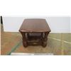 Image 1 : *Wood end table - 2.5x27.5x 19T - fake drawer
