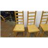 Image 2 : 4X THE BID PRICE - Wood chairs