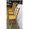 Image 4 : 4X THE BID PRICE - Wood chairs
