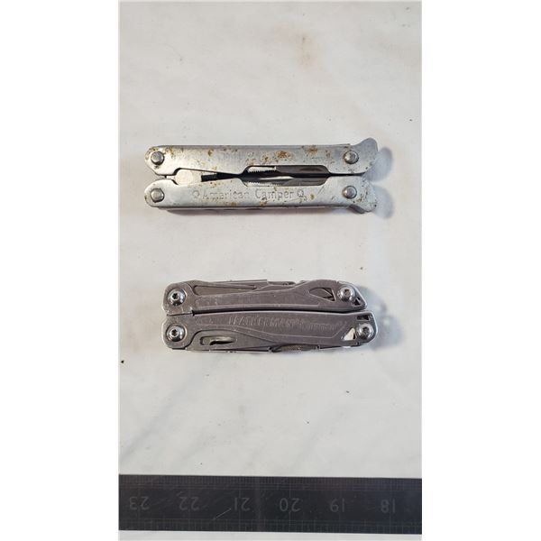 Leatherman Wingman Multi-tool Knife + American Camper Tool Knife