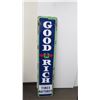 Image 1 : Goodrich Tires Batteries enamel sign - 12"W 57"T