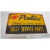 Image 1 : Pontiac porcelain sign - 13.75"x24"