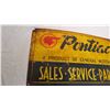 Image 2 : Pontiac porcelain sign - 13.75"x24"