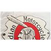 Image 3 : Indian Motorcycles porcelain sign - 7"x8"