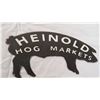 Image 2 : Heinold Hog markets porcelain sign - 4"x8"