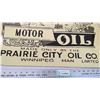 Image 7 : Buffalo motor oil flanged porcelain sign (double sided) - 24"x24.5"