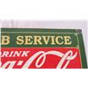 Image 2 : Coca Cola porcelain sign - 8"x12"