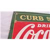 Image 3 : Coca Cola porcelain sign - 8"x12"