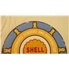 Image 2 : Shell porcelain sign - 11.75" diameter