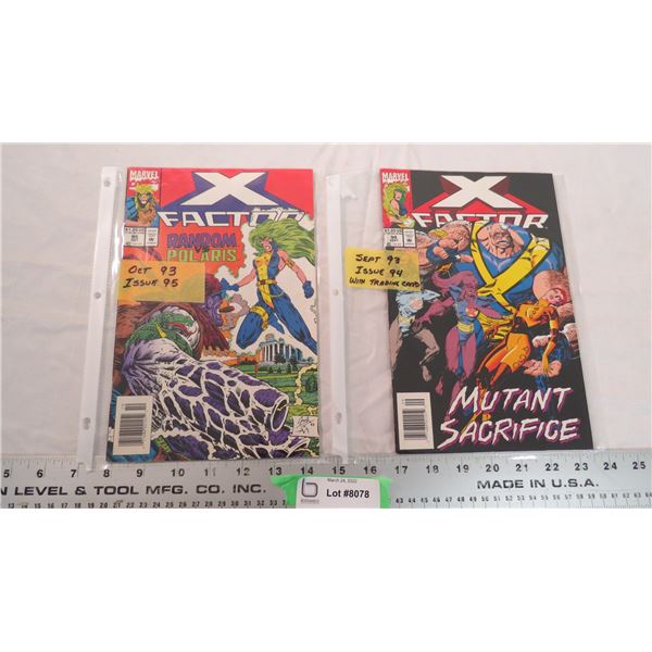 Marvel comics X-Factor comics #94+#95