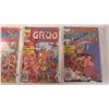 Image 3 : (4) 1985+86 Marvel Groo the wonderer comics (Canadian variants)