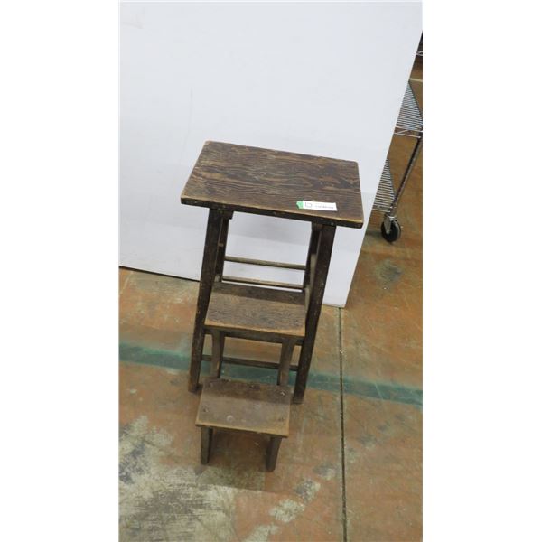 *Wood Stepping Stool