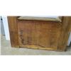 Image 4 : *Vintage wood door with glass window (cracked) - 33.5x81.5