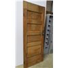 Image 4 : *Vintage wood door with hardware - 30x78