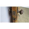 Image 4 : *Vintage wood door with hardware + key - 30x78
