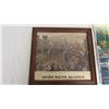 Image 2 : Union Pacific railroad advertisement in frame (12.5x13.5) + Painting on paper - signed on back - 15x