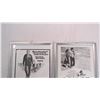 Image 2 : (2) Framed movie ads - 9.5x12