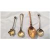 Image 2 : Small 925 sterling silver spoons + other collector spoons