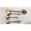 Image 3 : Small 925 sterling silver spoons + other collector spoons