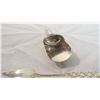 Image 4 : Mikimoto pearl island spoon + christopherson norway fork + england sugar scoop