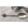 Image 2 : Sterling Baby Spoon, sterling enamel royal purple spoon McBride