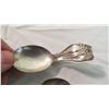 Image 3 : Sterling Baby Spoon, sterling enamel royal purple spoon McBride