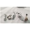 Image 2 : Silver Charms, Sterling sailboat, parrot, etc