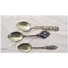 Image 2 : (3) Sterling Collector Spoons