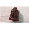 Image 3 : koko the wise coin bank - copper? - 5.5" tall