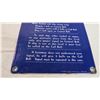 Image 3 : Fifth level control bell porcelain sign - 8x11 - stamped stonehouse signs