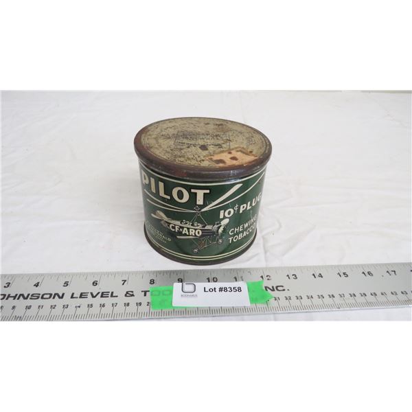 Pilot 10c chewing tobacco tin