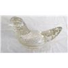 Image 2 : Clear glass chicken ornament candy dispenser