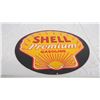 Image 2 : Shell premium gasoline tin sign - 10.75" diameter
