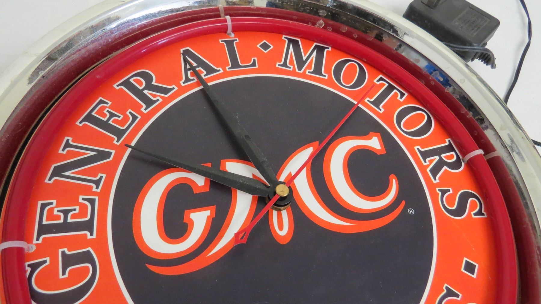 Gmc Clock General Motors GMC neon clock (light works, clock not working ...