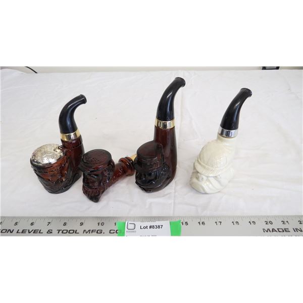 Avon collectors pipe shaped bottles