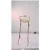 Image 1 : Ashtray with wrought iron stand - 25.5" tall
