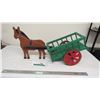 Image 1 : Wooden horse + cart