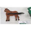Image 3 : Wooden horse + cart