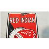 Image 2 : Red Indian motor oils door push - 8"x4"