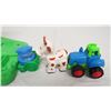 Image 2 : Fisher Price Barn with cow + misc tractor