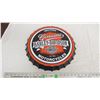 Image 1 : Harley Davidson wall hanging bottle cap - 16" diameter