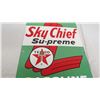 Image 5 : Texaco Sky Chief porcelain sign - 12x18