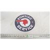 Image 1 : Pontiac service tin sign - 12" diameter